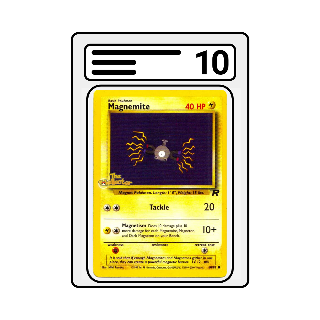 Graded Karte Pokemon Rocket Magnemite 060