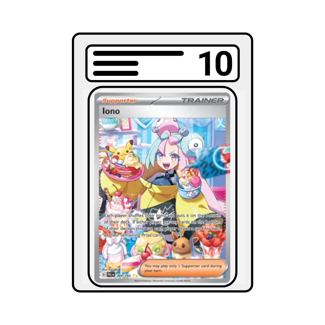 Graded Karte Pokemon Paldea Evolved 269 Iono