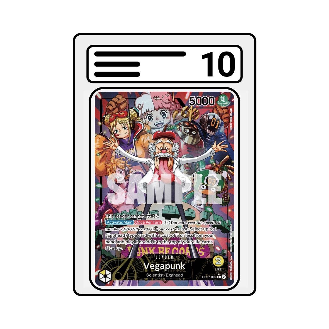 Gradet Karte One Piece OP07 097 Vegapunk Alternate Art