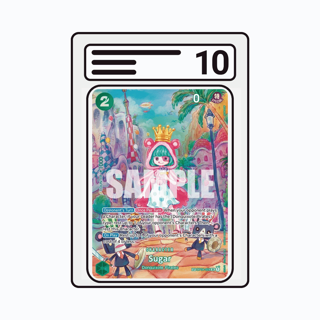 Gradet Karte One Piece OP06 024 Sugar Special Alternate Art