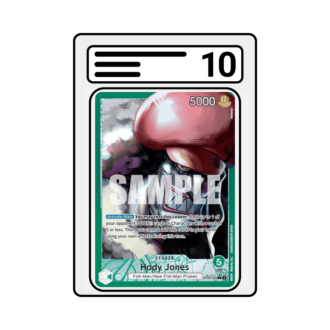 Gradet Karte One Piece OP06 020 Hody Jones Alternate Art