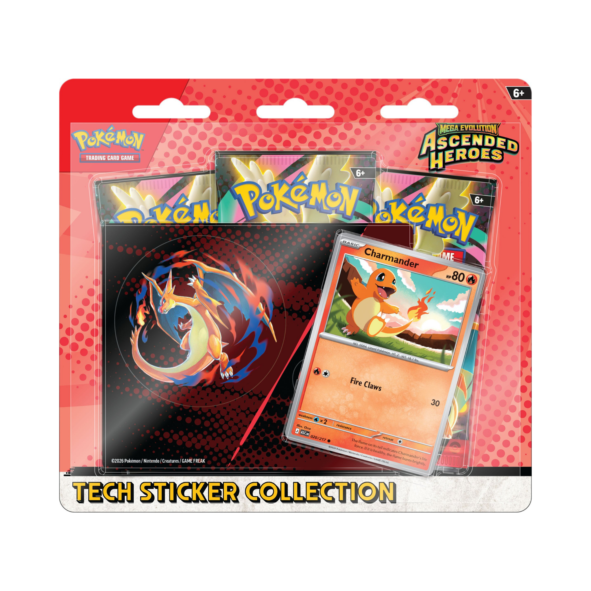 Pokémon Mega Evolution Ascended Heroes Tech Sticker Collection