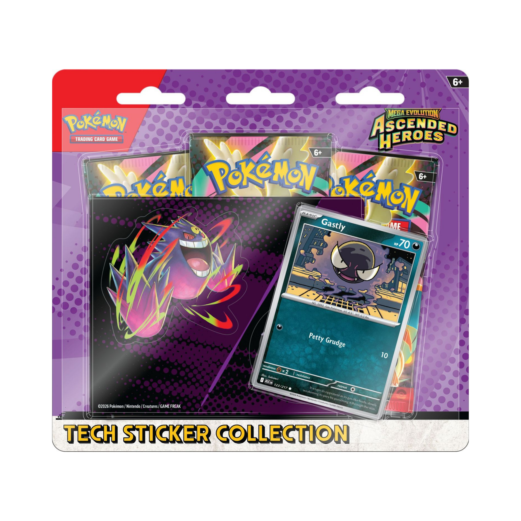 Pokémon Mega Evolution Ascended Heroes Tech Sticker Collection