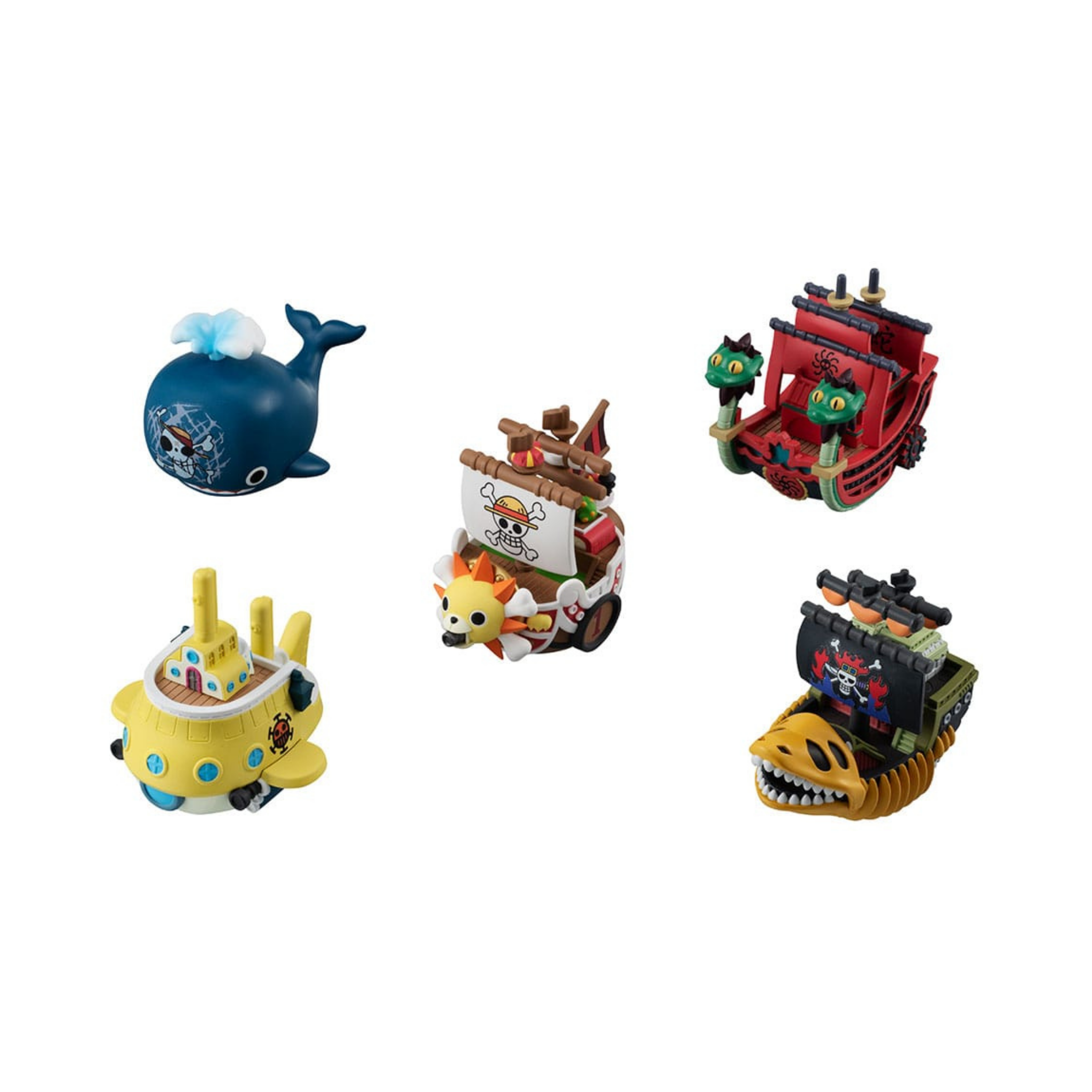 One Piece Yuracolle Series Sammelfiguren Grand Line Vol. 2 Sortiment 5stk