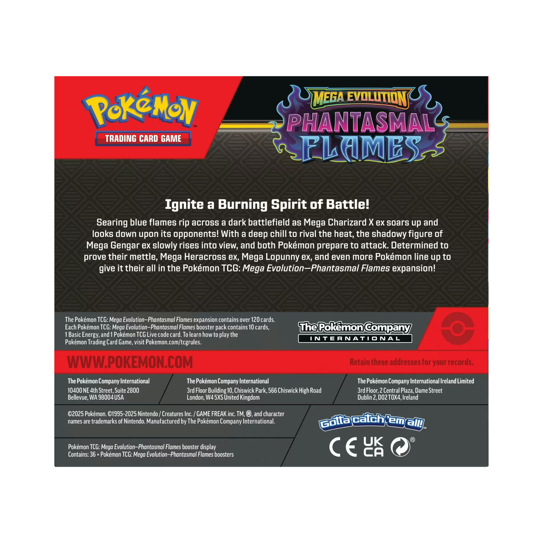 Pokémon Phantasmal Flames Booster Box
