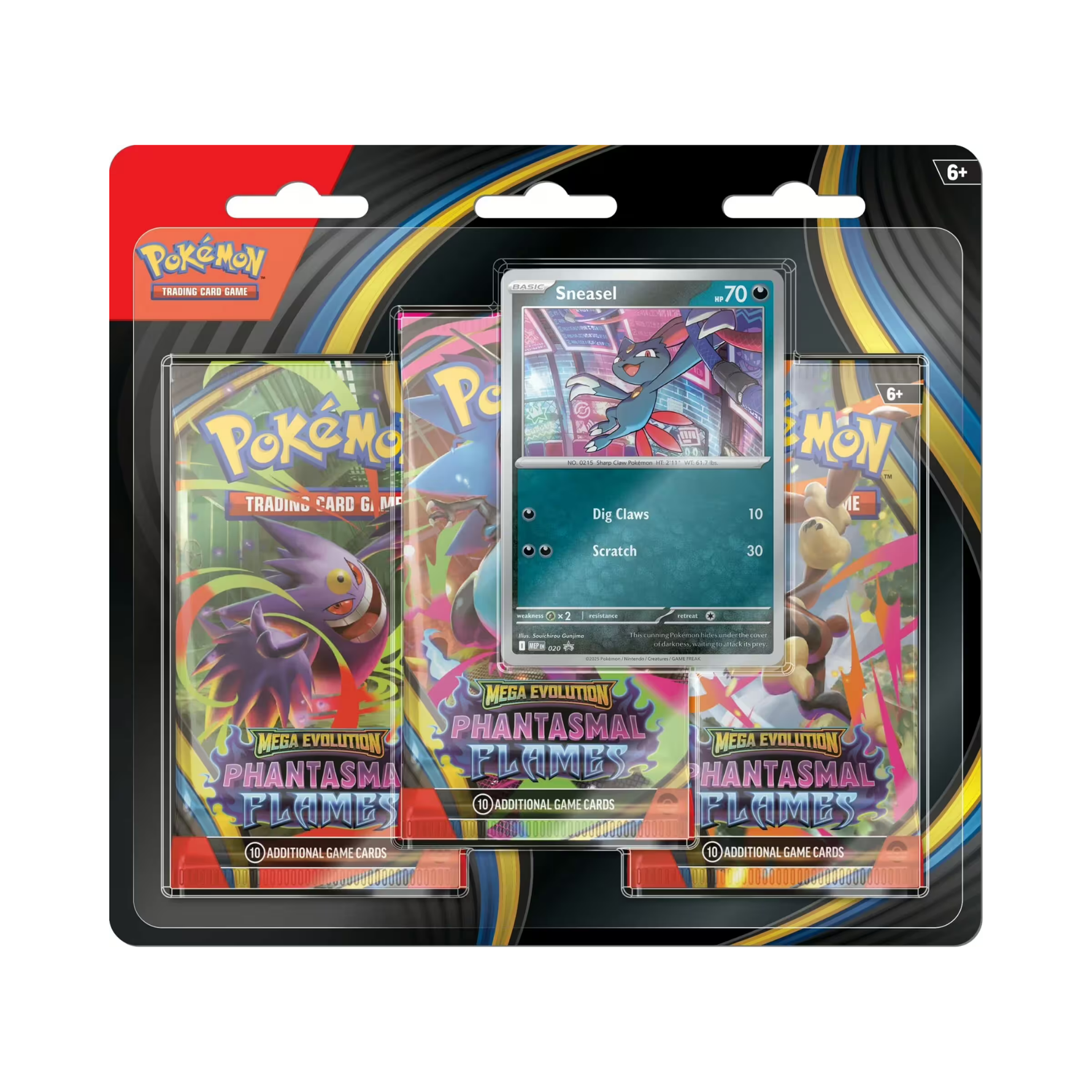Pokémon Phantasmal Flames 3-Pack Blister