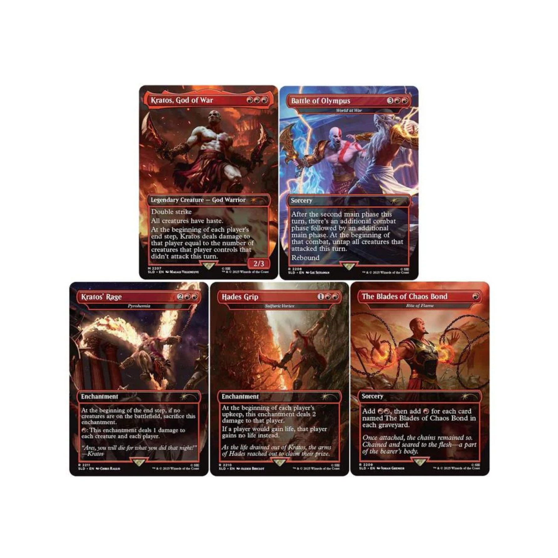 Magic the Gathering Secret Lair x Playstation - God of War