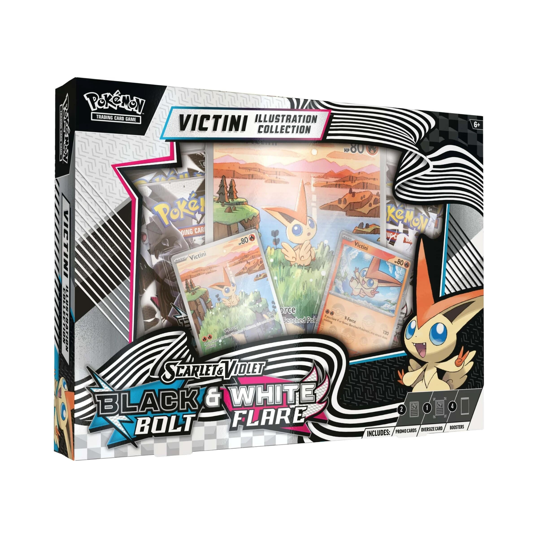 Pokémon Black Bolt & White Flare Unova Victini Illustration Collection