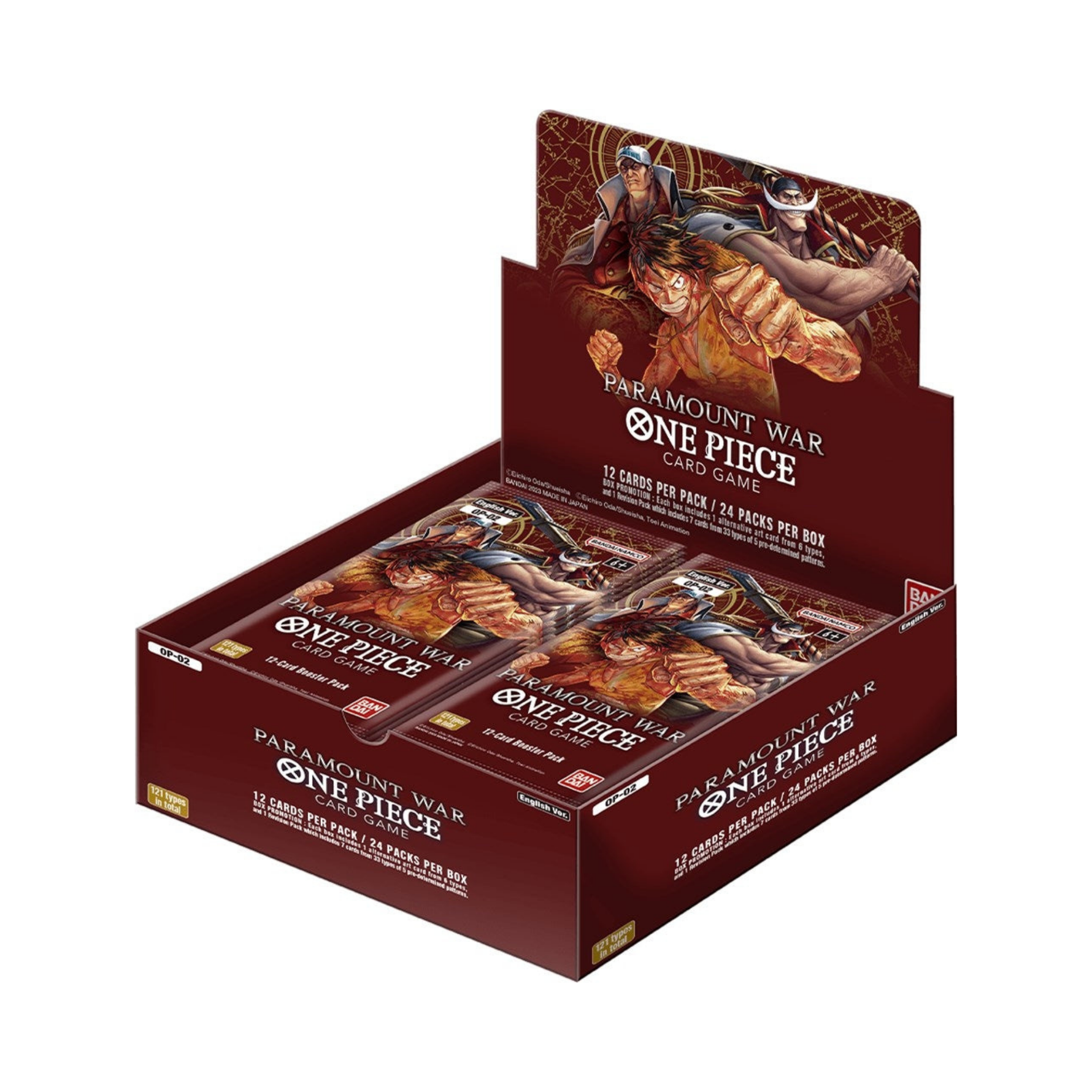 One Piece Paramount War OP02 Box