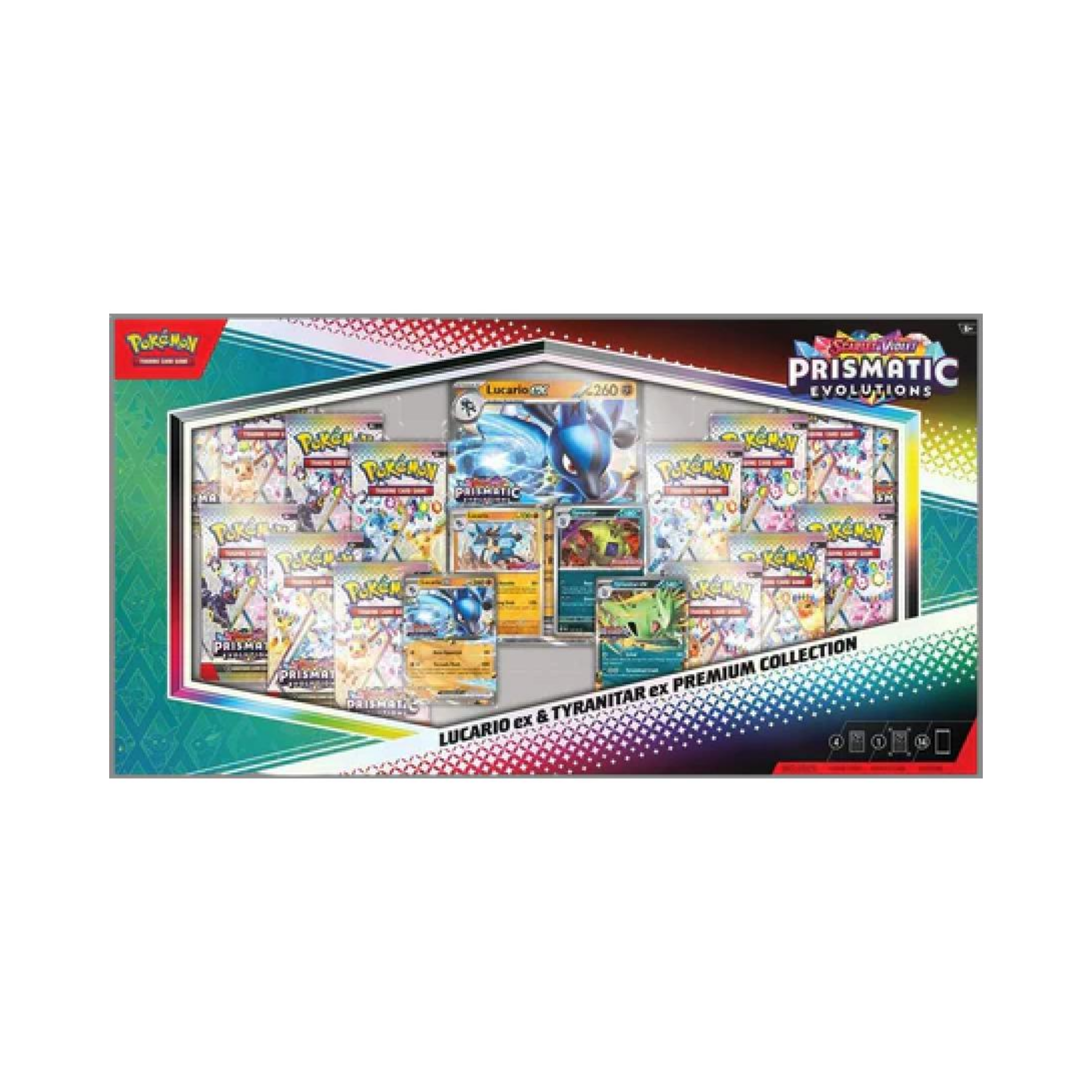 Prismatic Evolutions: Lucario ex & Tyranitar ex Premium Collection