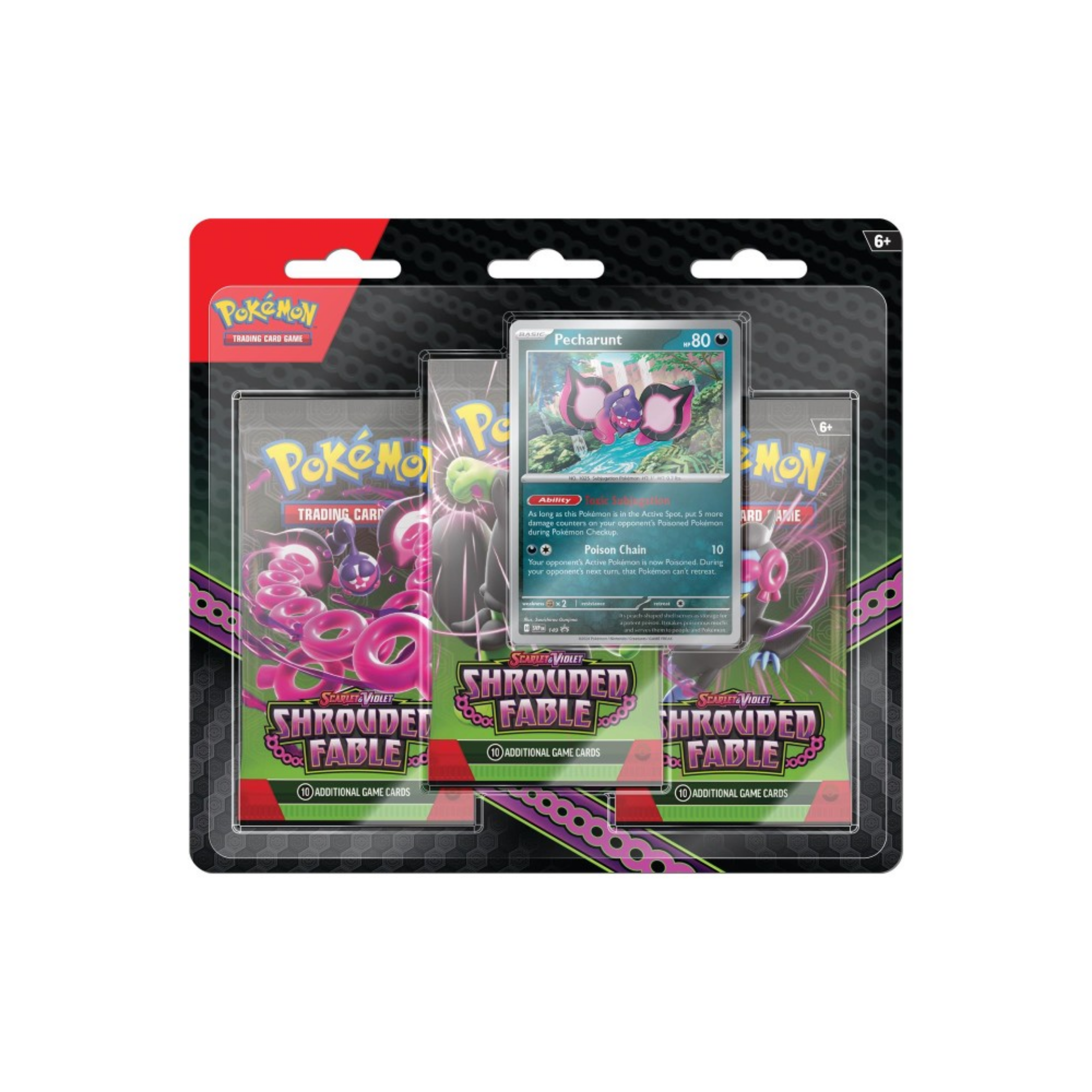 Shrouded Fable: Pecharunt 3-Pack Blister