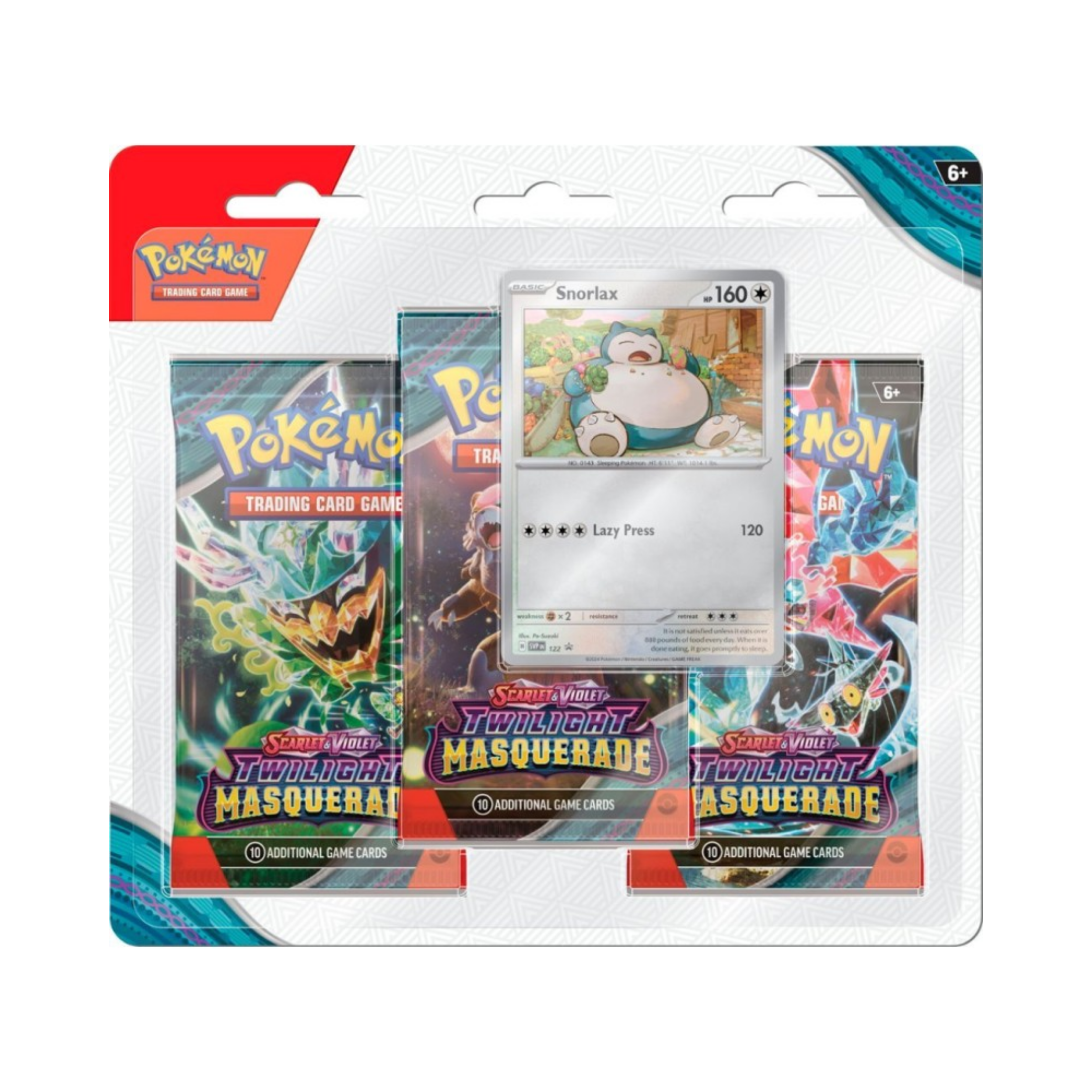 Twilight Masquerade: Snorlax 3-Pack Blister