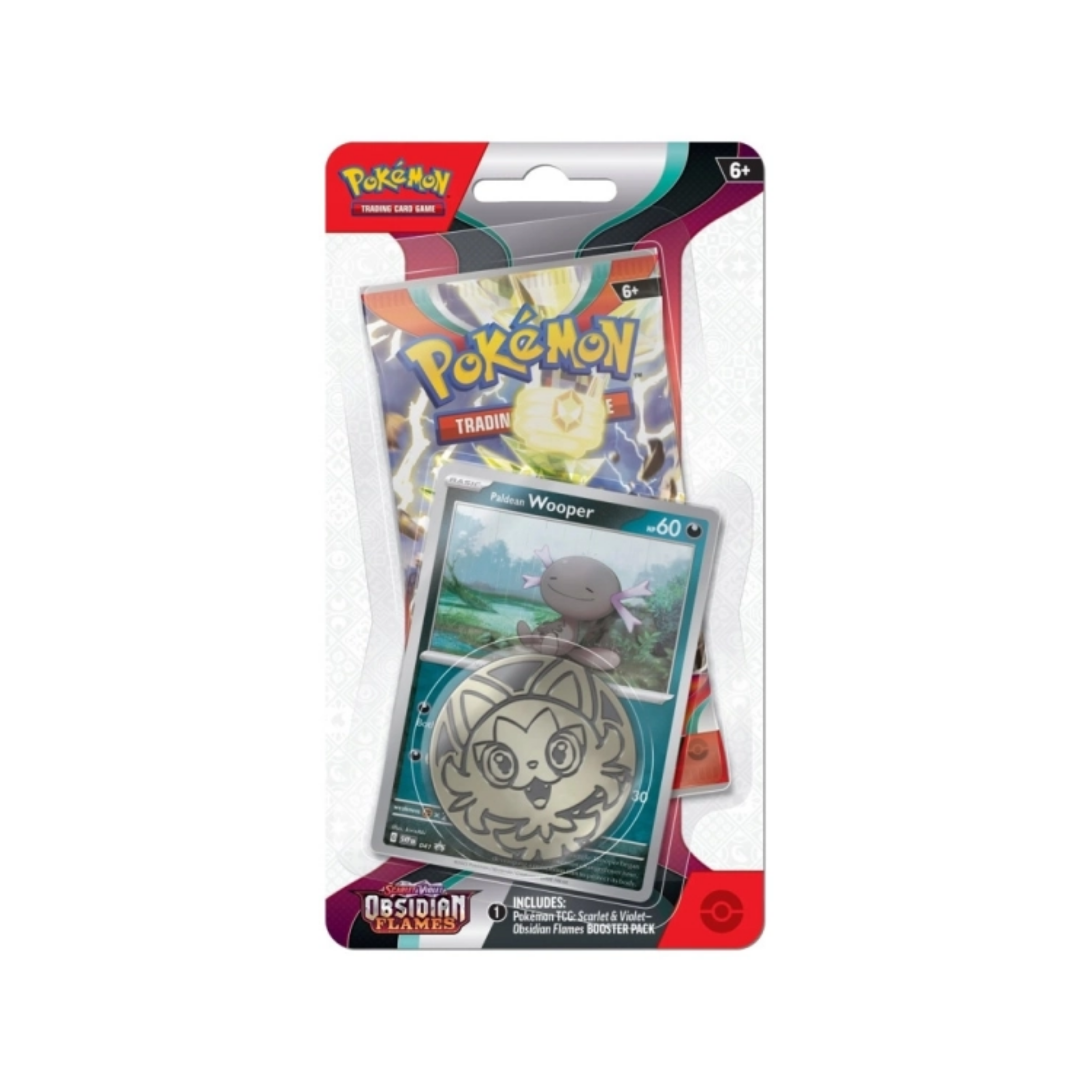Obsidian Flames: Paldean Wooper 1-Pack Blister
