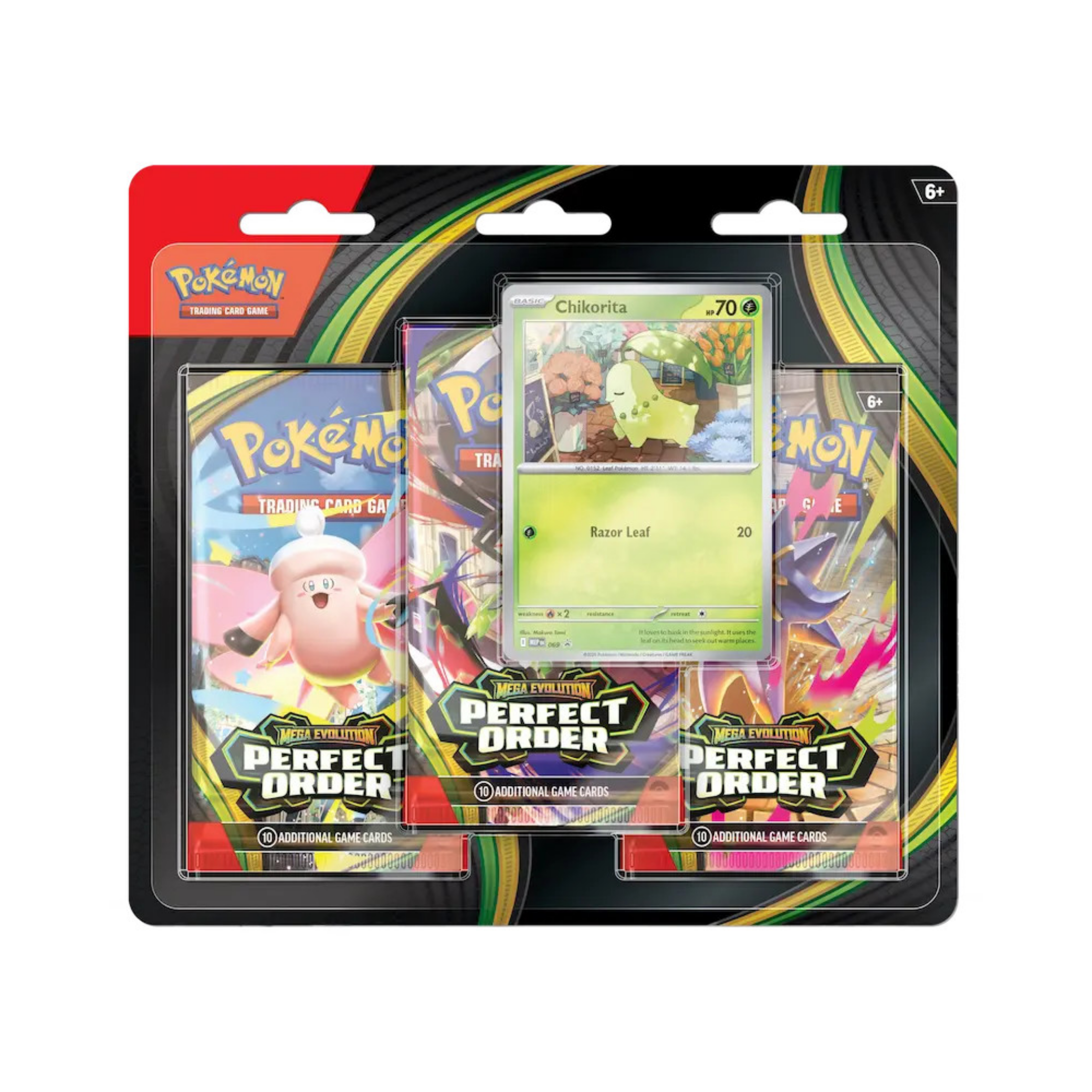 Perfect Order: Chikorita 3-Pack Blister