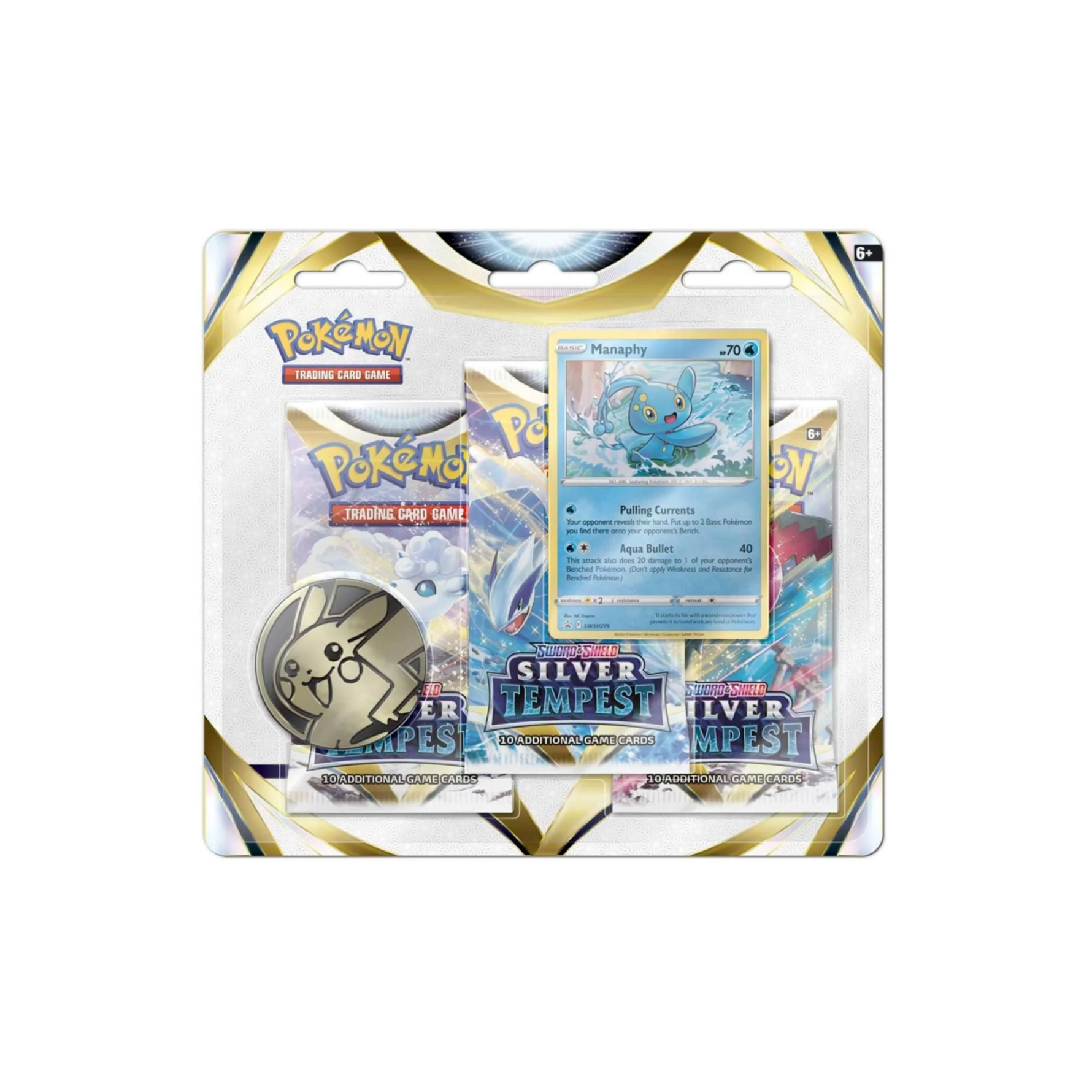Silver Tempest: Manaphy 3-Pack Blister