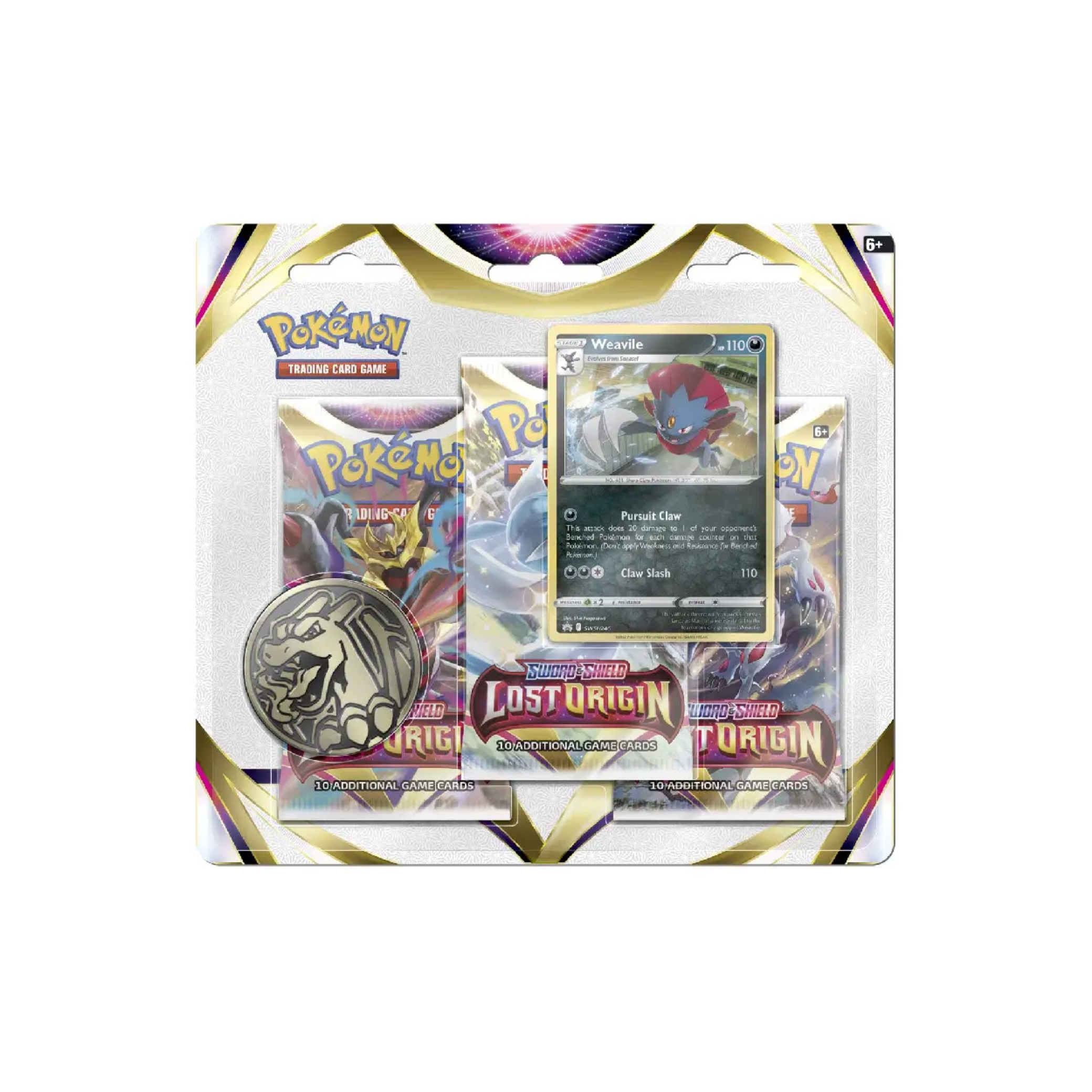 Lost Origin: Weavile 3-Pack Blister