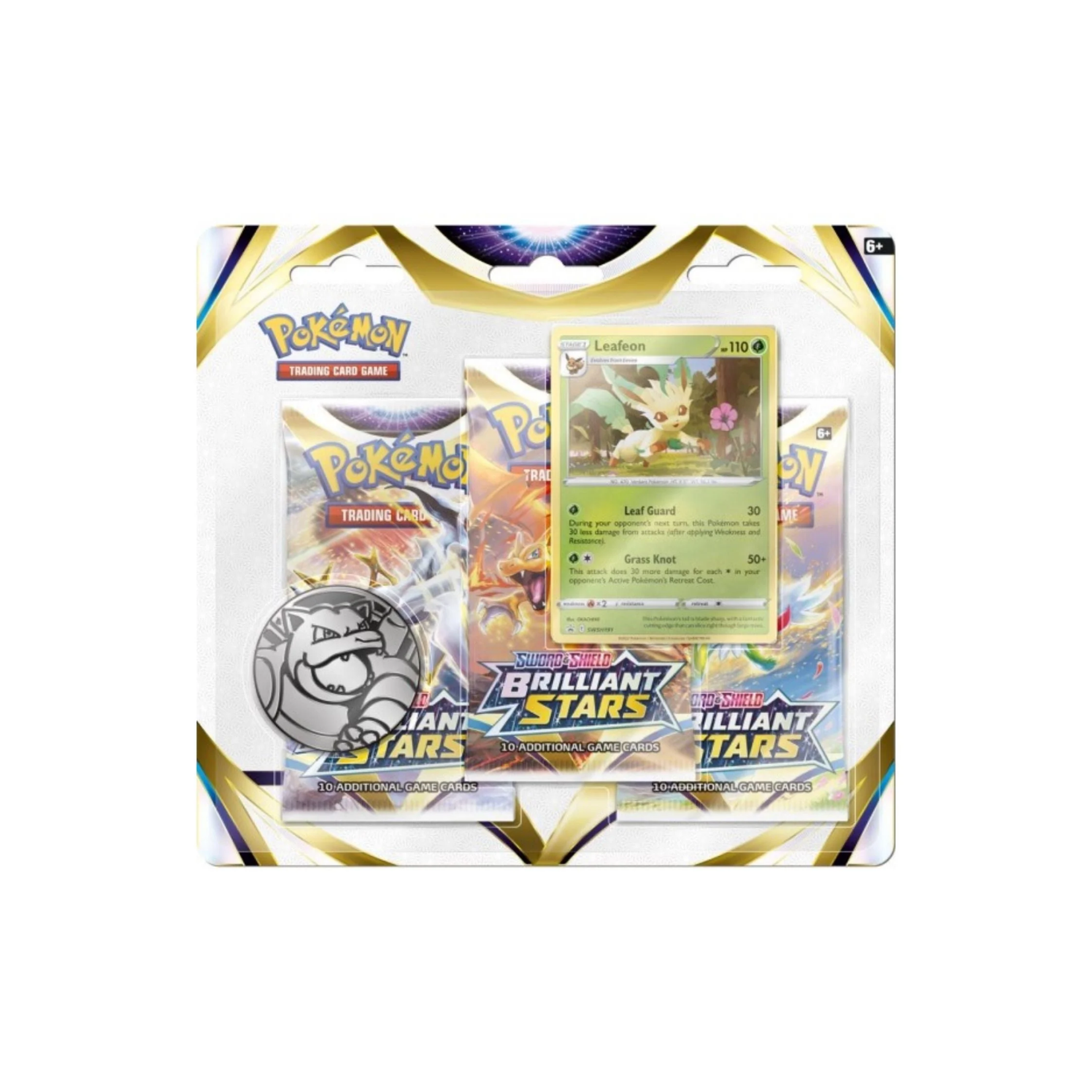 Brilliant Stars: Leafeon 3-Pack Blister