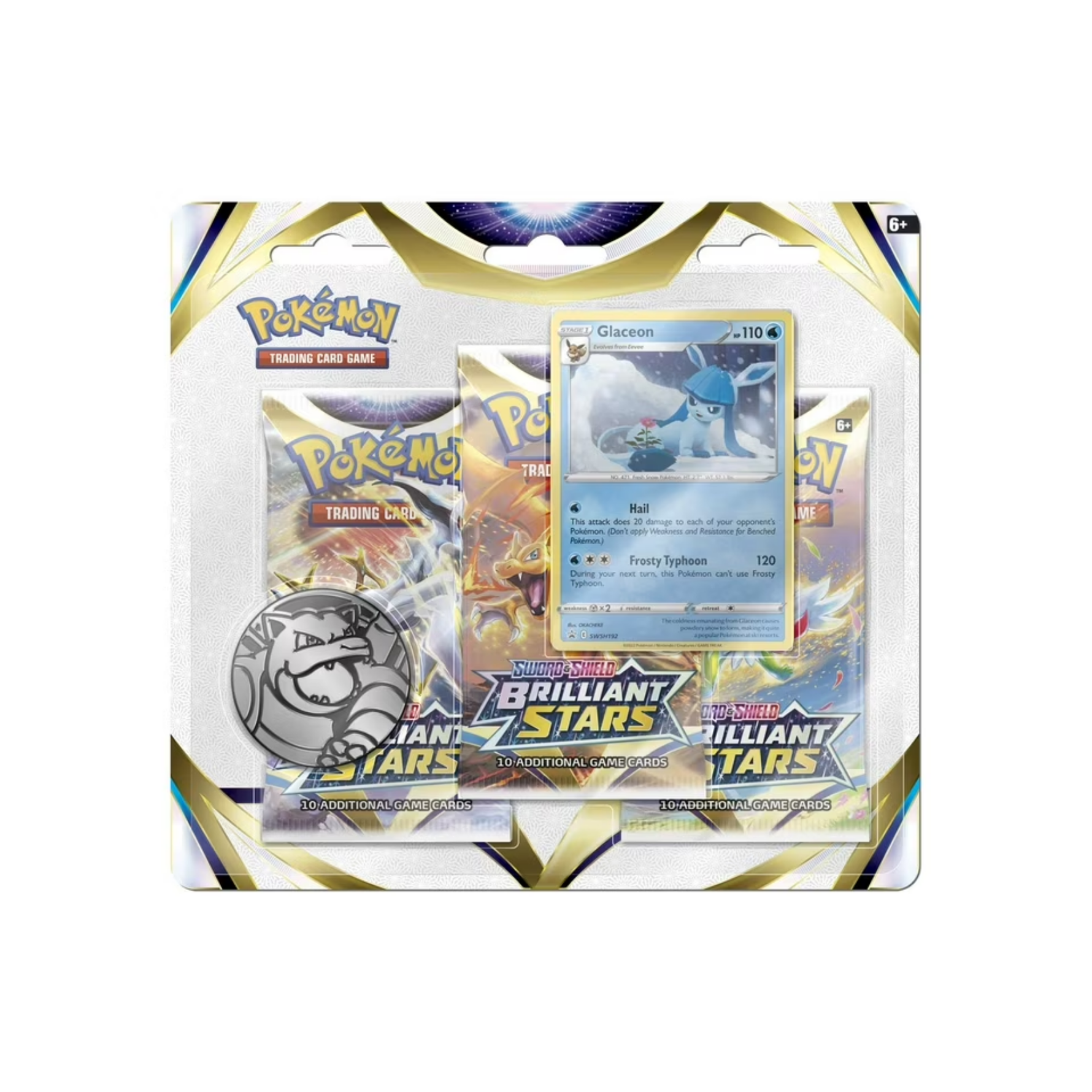 Brilliant Stars: Glaceon 3-Pack Blister