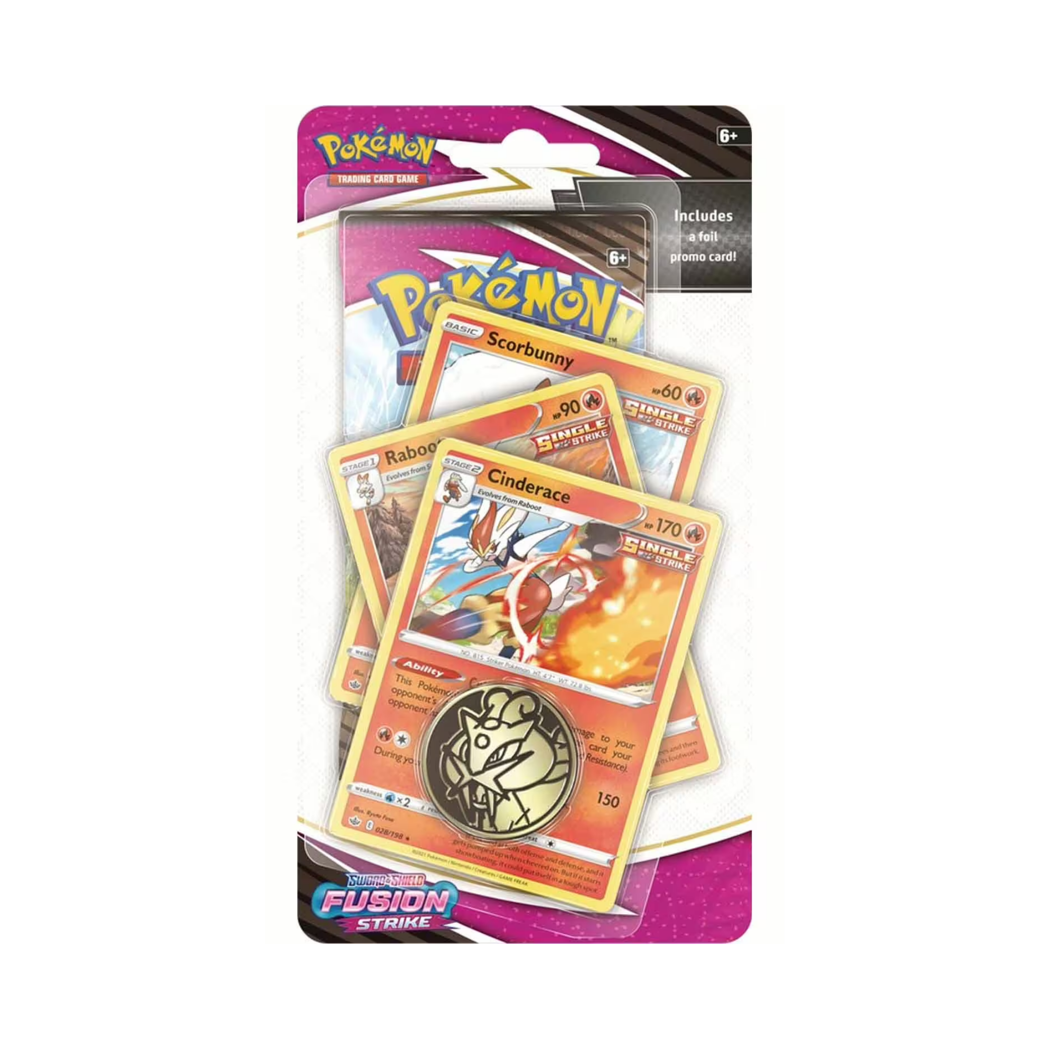 Fusion Strike: Cinderace Premium Checklane Blister