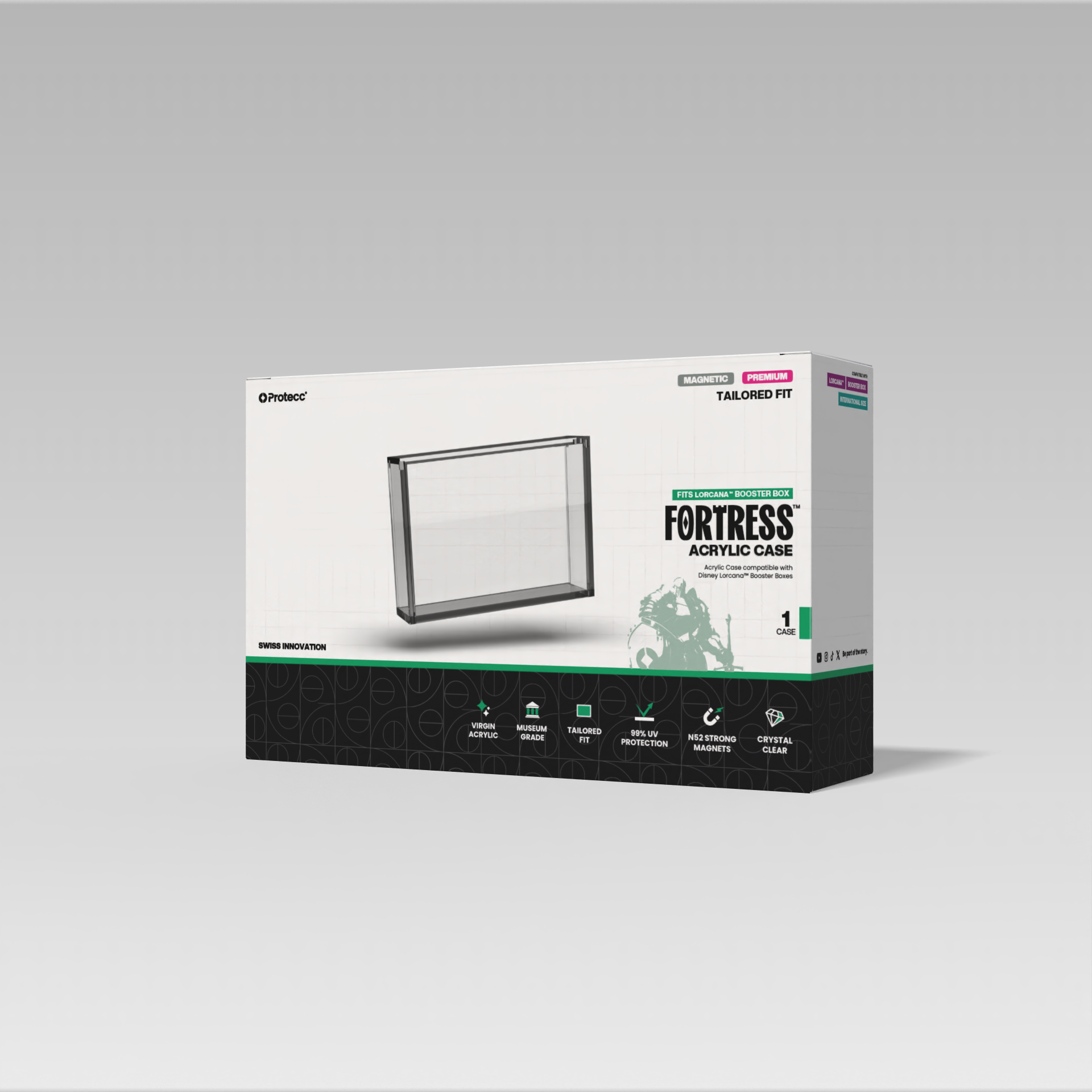 Protecc Acryl Case Lorcana Booster Box