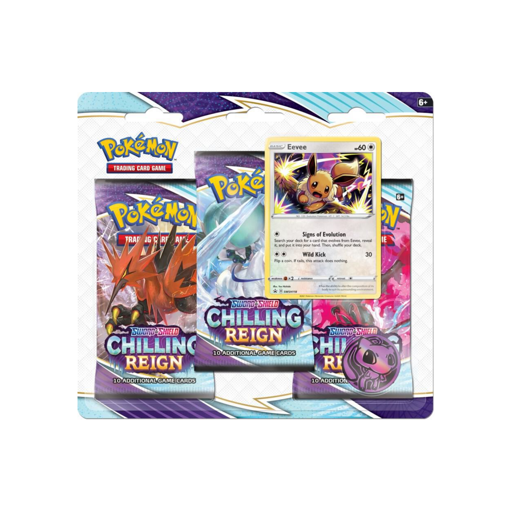 Pokémon Chilling Reign: Eevee 3|Pack Blister