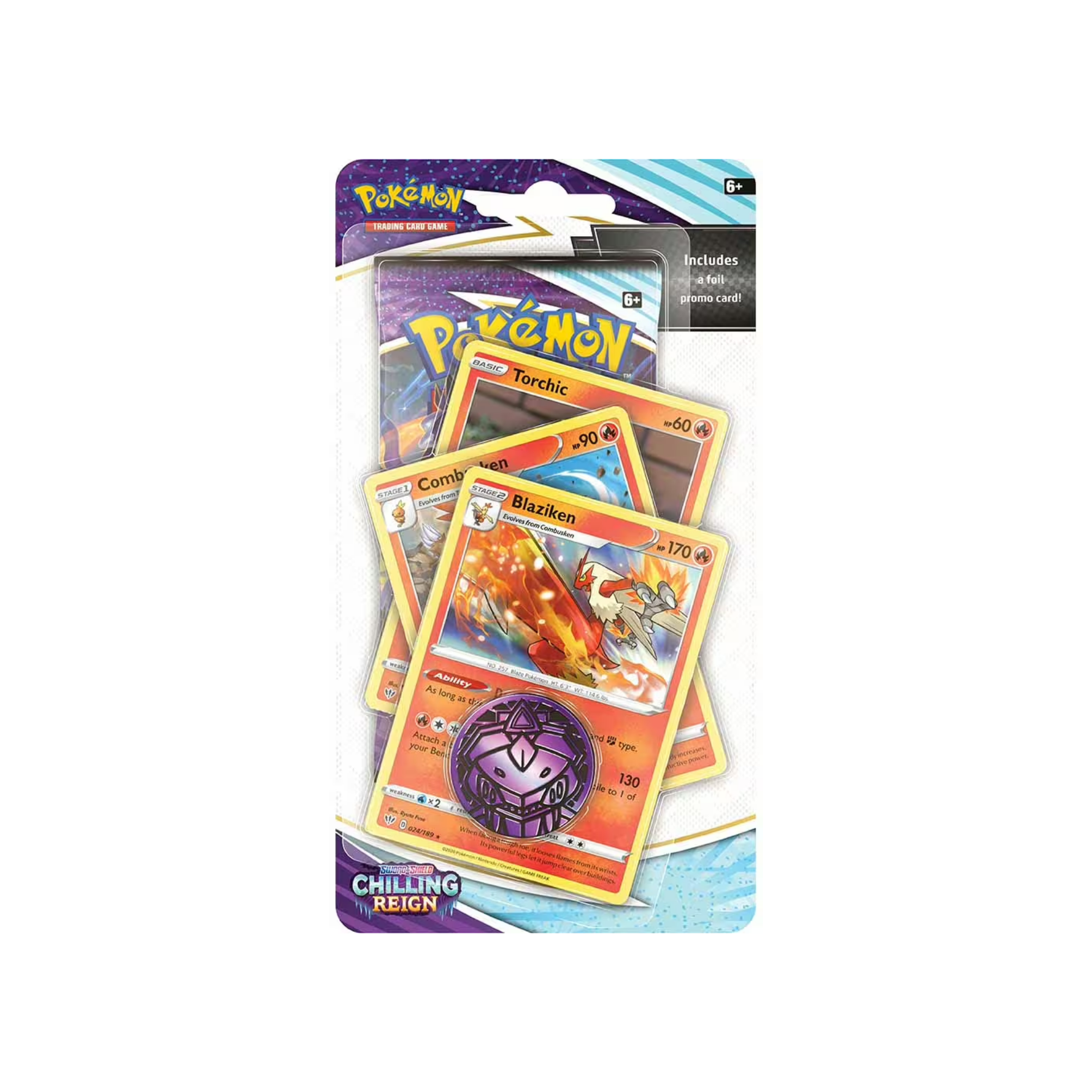 Pokémon Chilling Reign: Blaziken Premium Checklane Blister