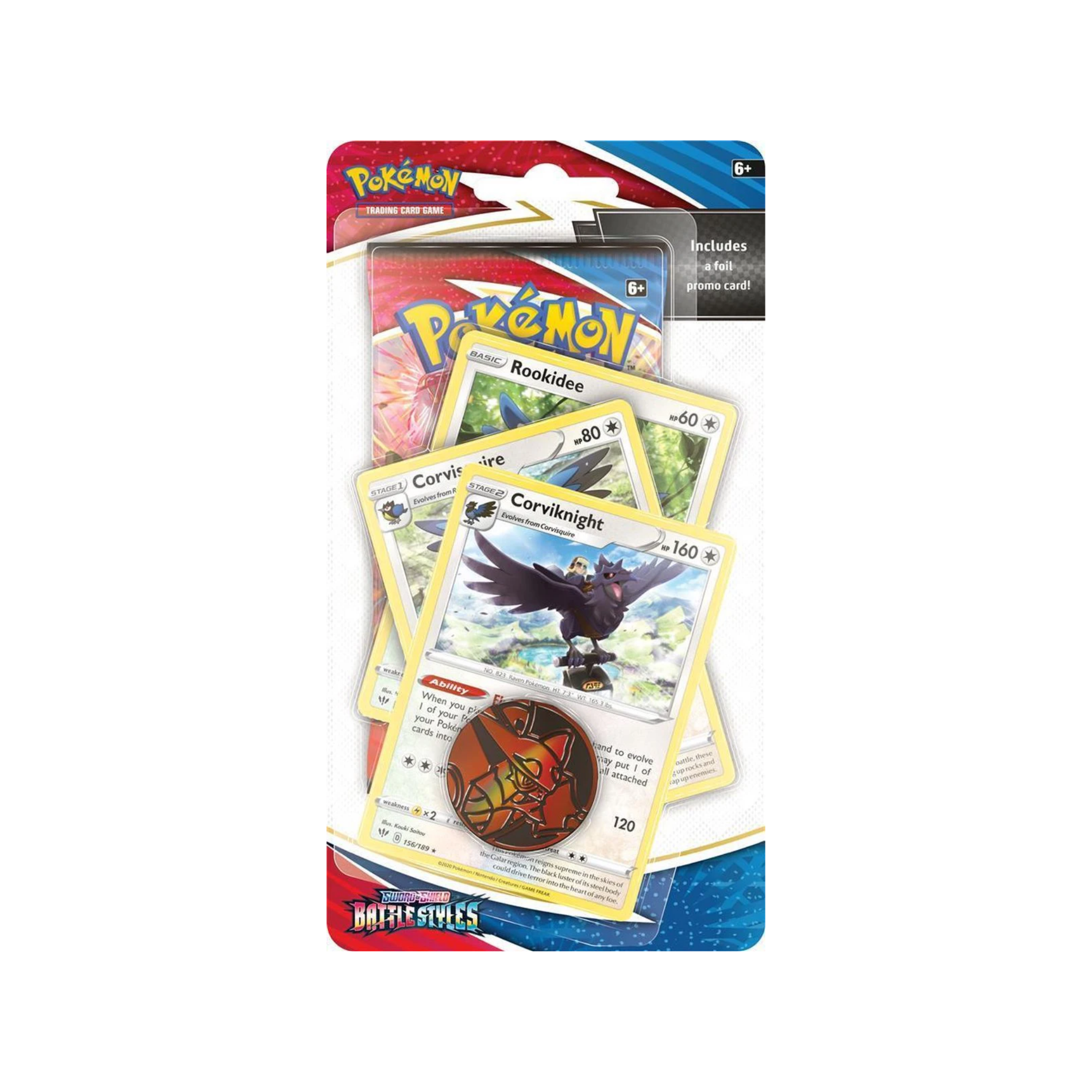 Pokémon Battle Styles: Corviknight Premium Checklane Blister