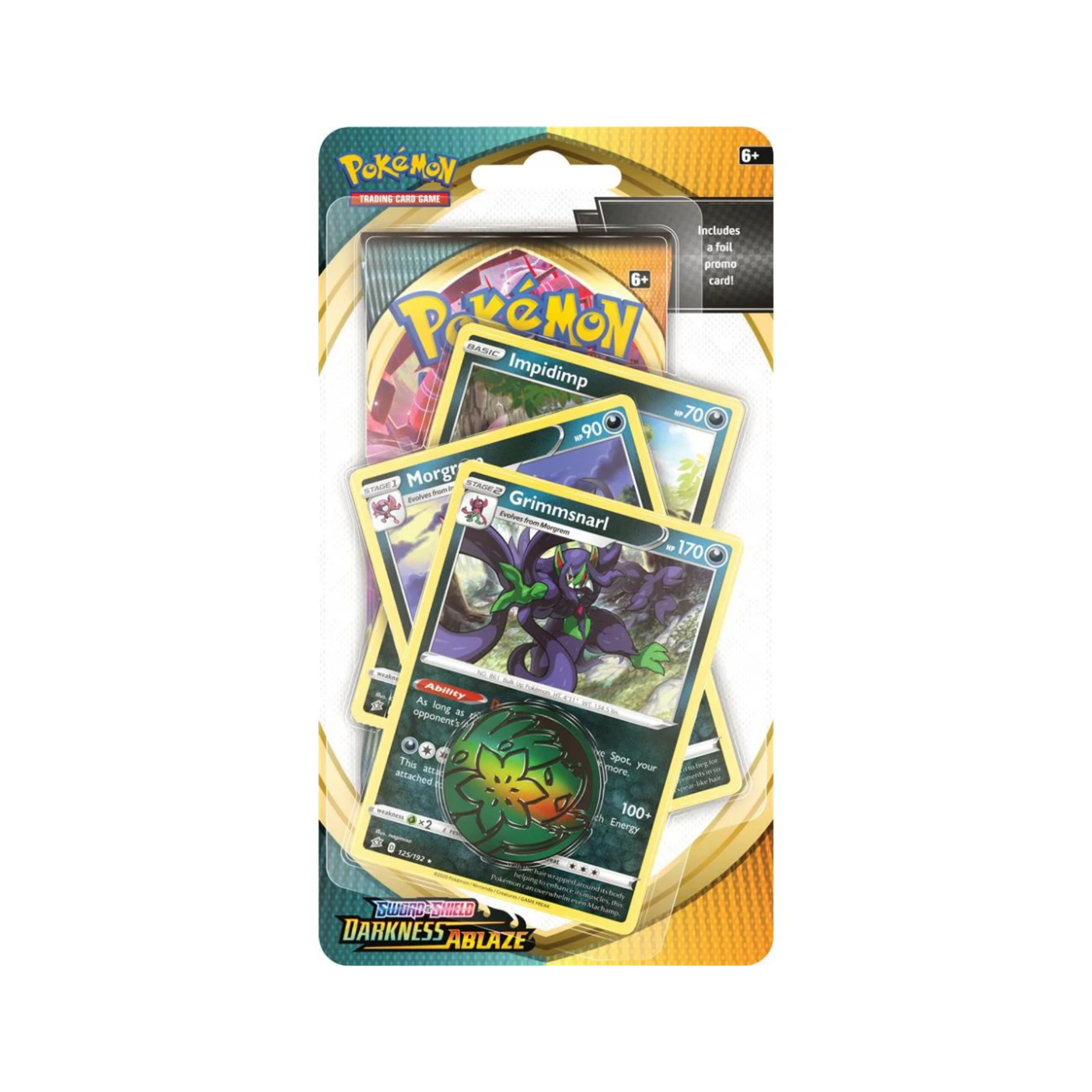 Pokémon Darkness Ablaze: Grimmsnarl Premium Checklane Blister