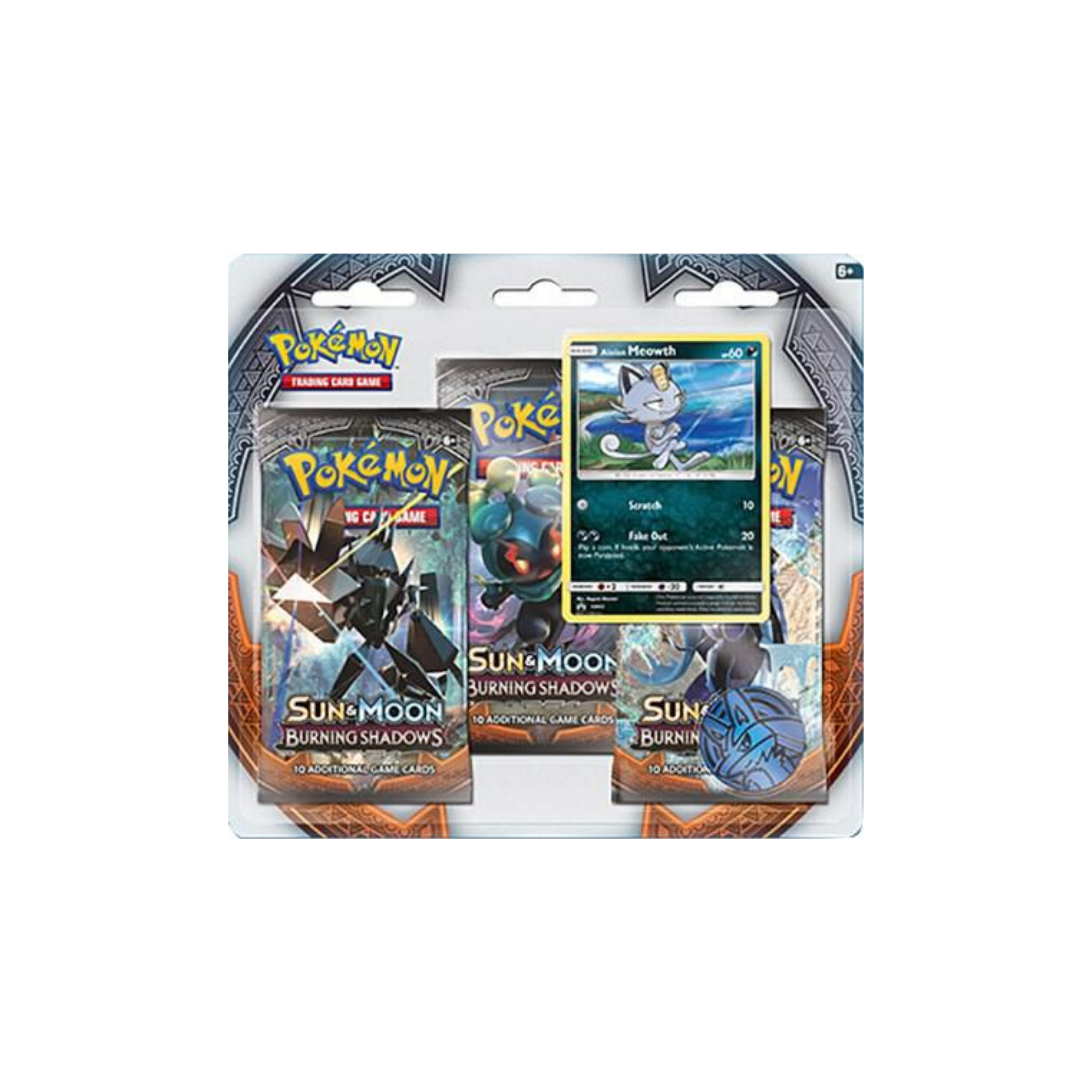 Pokémon  Burning Shadows Alolan Meowth 3|Pack Blister