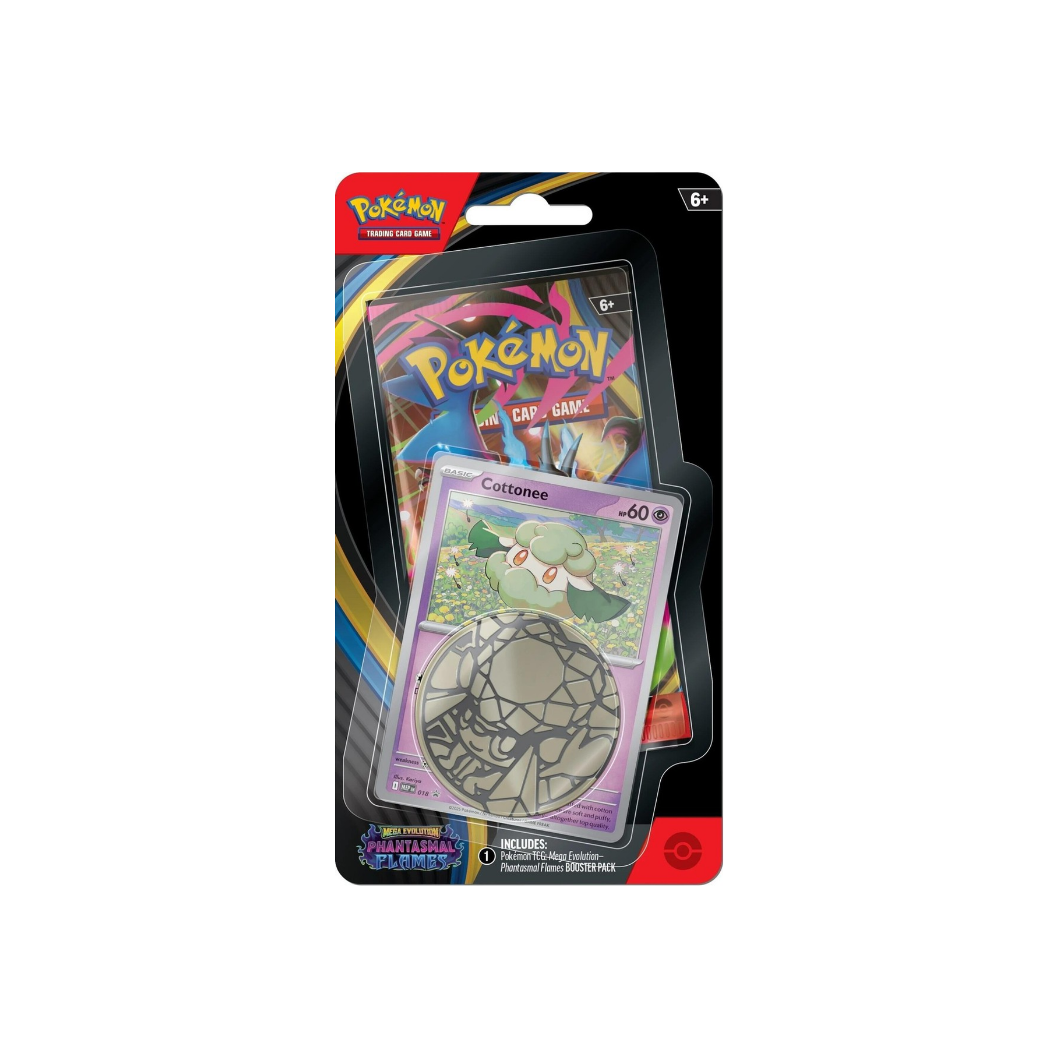 Pokémon  Phantasmal Flames Cottonee 1|Pack Blister