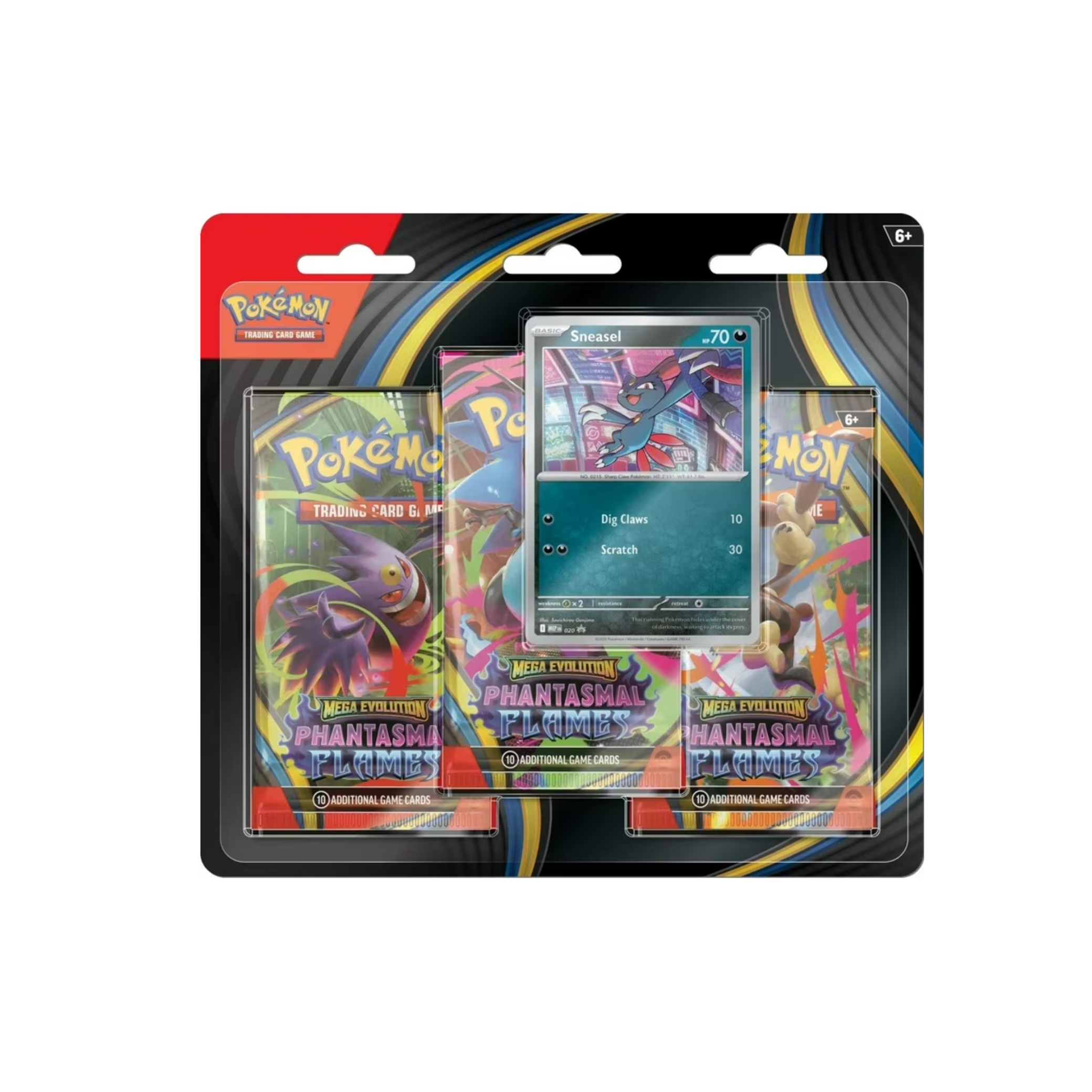 Pokémon  Phantasmal Flames Sneasel 3|Pack Blister