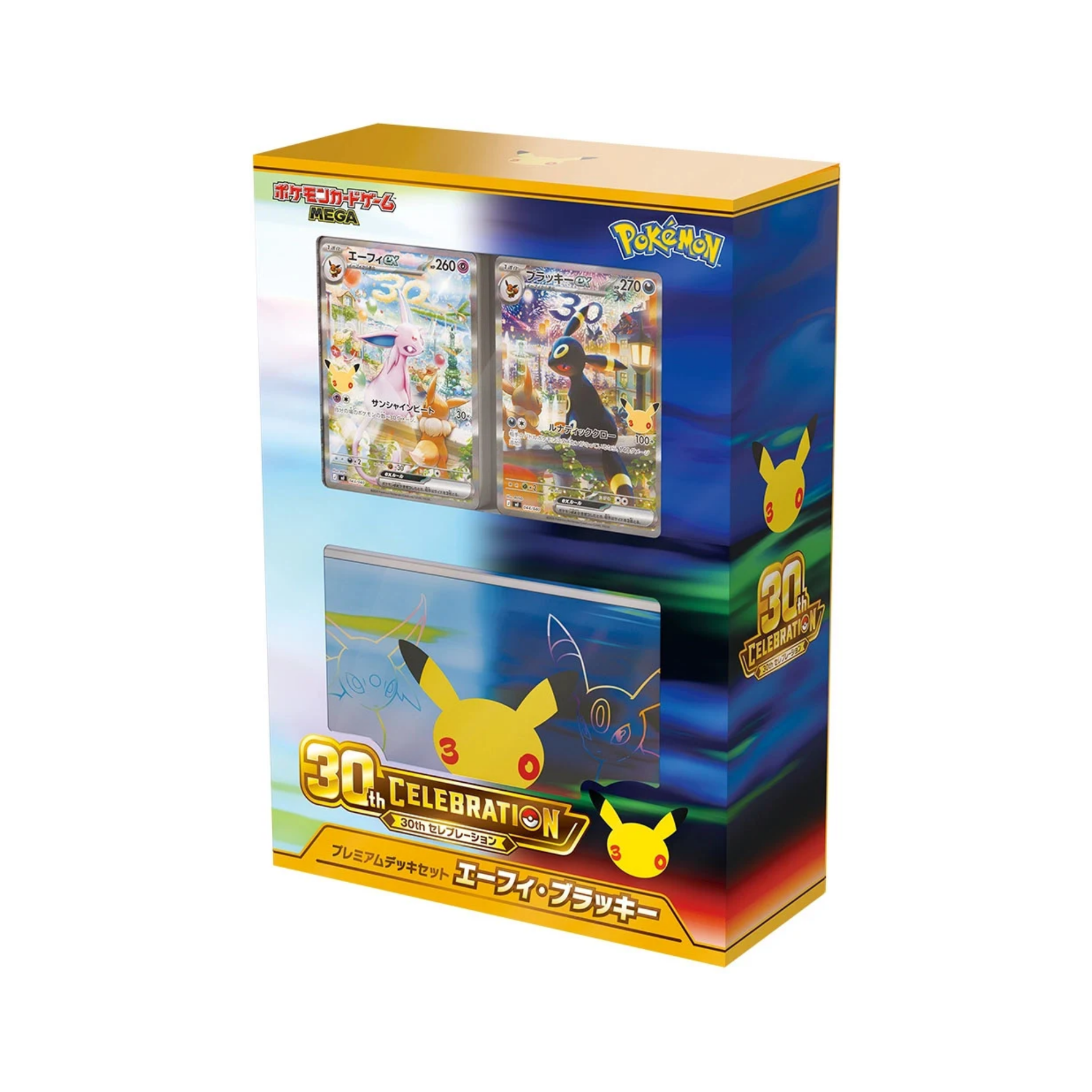 Pokémon 30th Celebration M6a Premium Deck Set Espeon & Umbreon | Japanisch