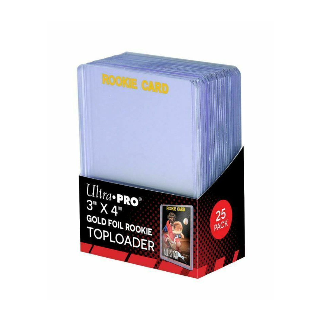 Ultra Pro Toploader 3" x 4" - Gold Foil Rookie (25 Stück)