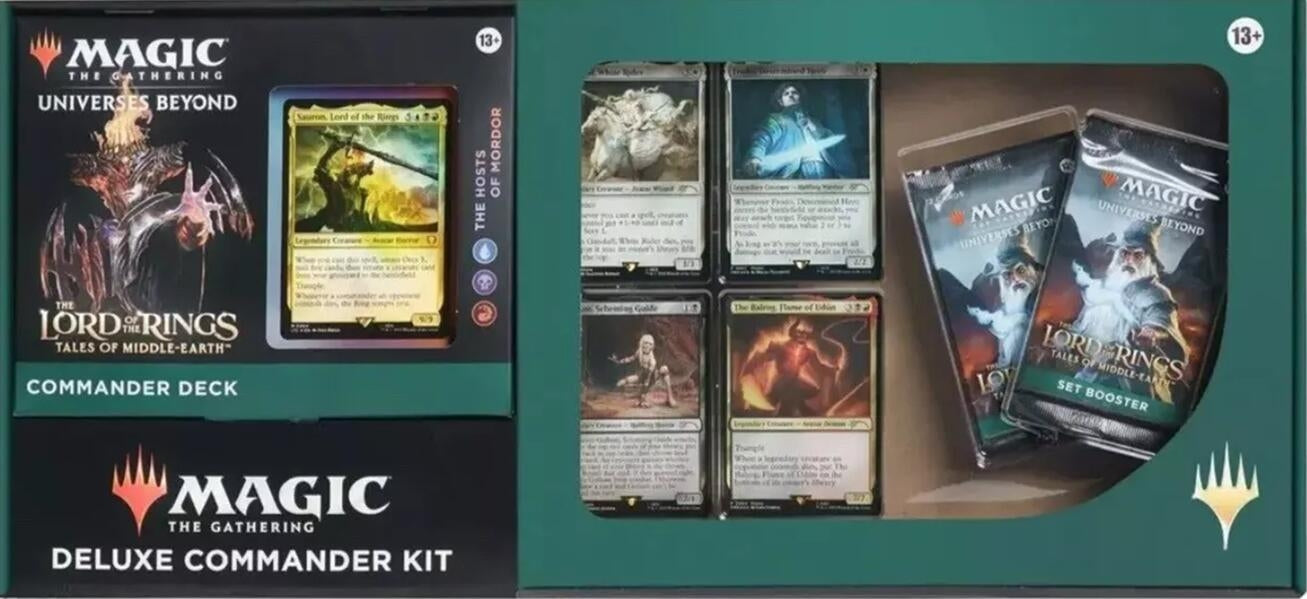 The Lord of the Rings: Tales of Middle-earth Deluxe Commander Kit - The Hosts of Mordor (LTC)