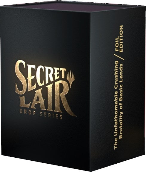 Secret Lair Drop: The Unfathomable Crushing Brutality of Basic Lands - Traditional Foil Edition (SLD)