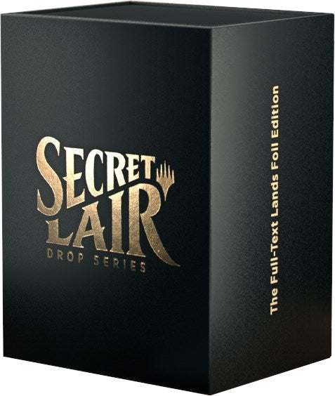 Secret Lair Superdrop: The Full-Text Lands - Traditional Foil Edition (SLD)