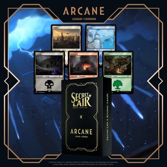 Secret Lair Drop: Secret Lair x Arcane: Lands - Non-Foil Edition (SLD)