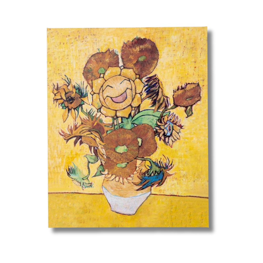 Pokémon Center × Van Gogh Museum: Sunflora Inspired by Sunflowers - Bedruckte Leinwand