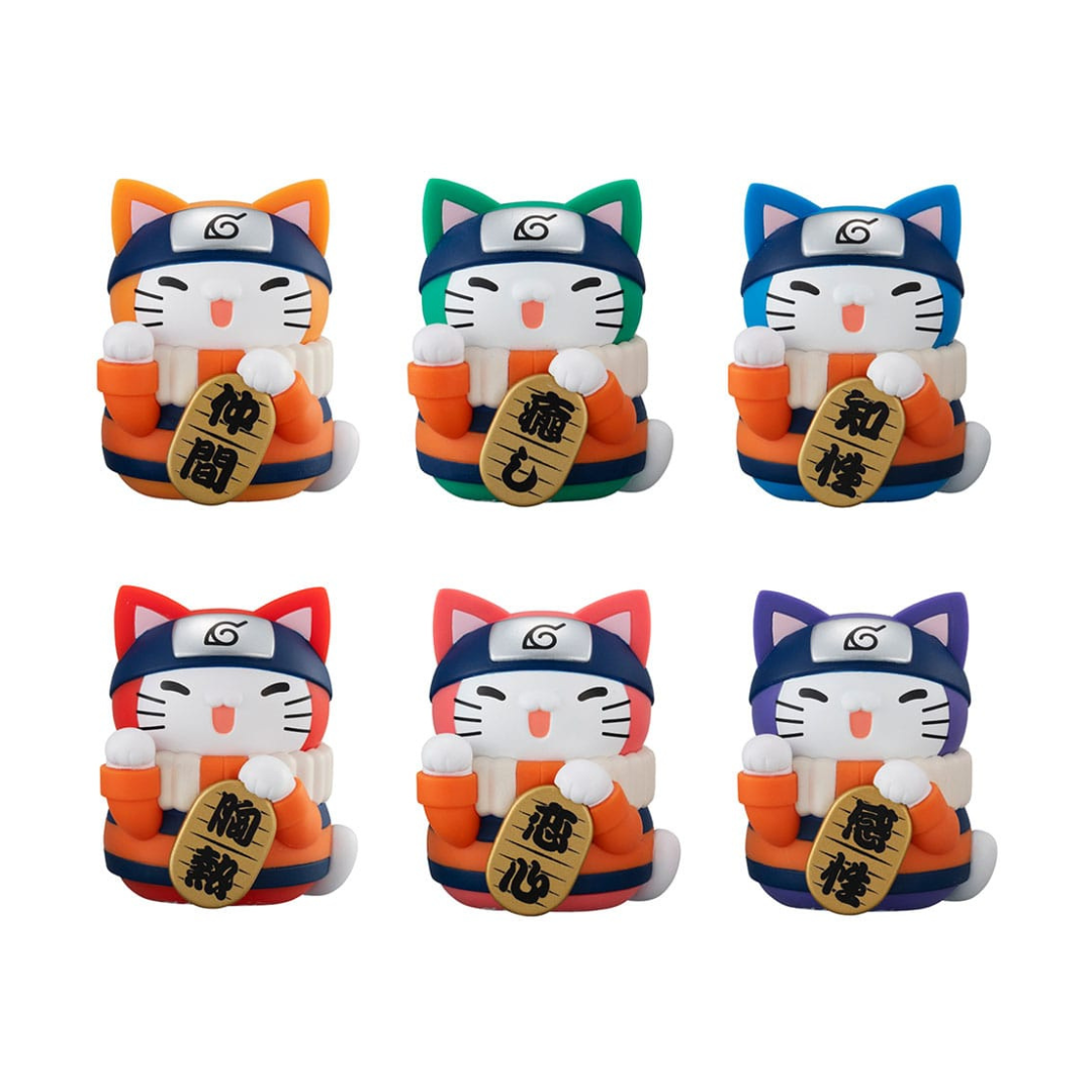 Naruto Shippuden Mega Cat Project Nyaruto! Sammelfiguren Fortune Cats Coloful 7 cm